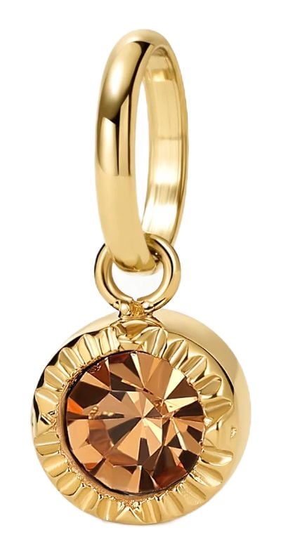 D.LOUISE CH-40-11 Mini Bezel Birthstone November/Citrine Jewellery