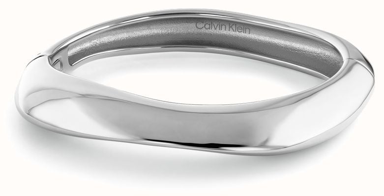 Calvin Klein Women's Sculpted Bangle Silver 35000817