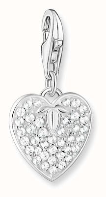 Thomas Sabo Sterling Silver Heart Pendant | Cubic Zirconia Stones 1864-051-14