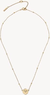 Olivia Burton Minima Bee and Honeycomb Pendant Necklace 24100096