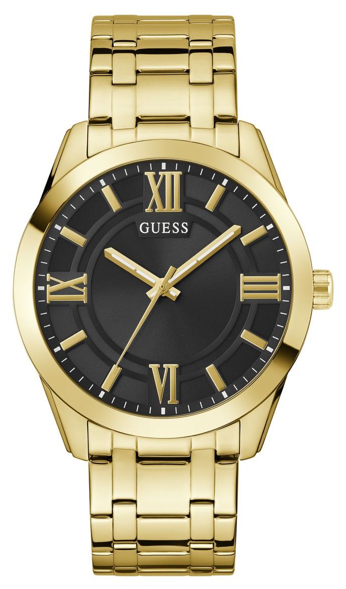 Guess GW0893G4 ELLIOT (44mm) Black Sunray Dial / Gold PVD Watch