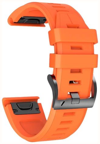 Garmin Compatible Strap Orange 22mm For Fenix 7/8 47mm/Epix 47mm A-ORANGE22MM