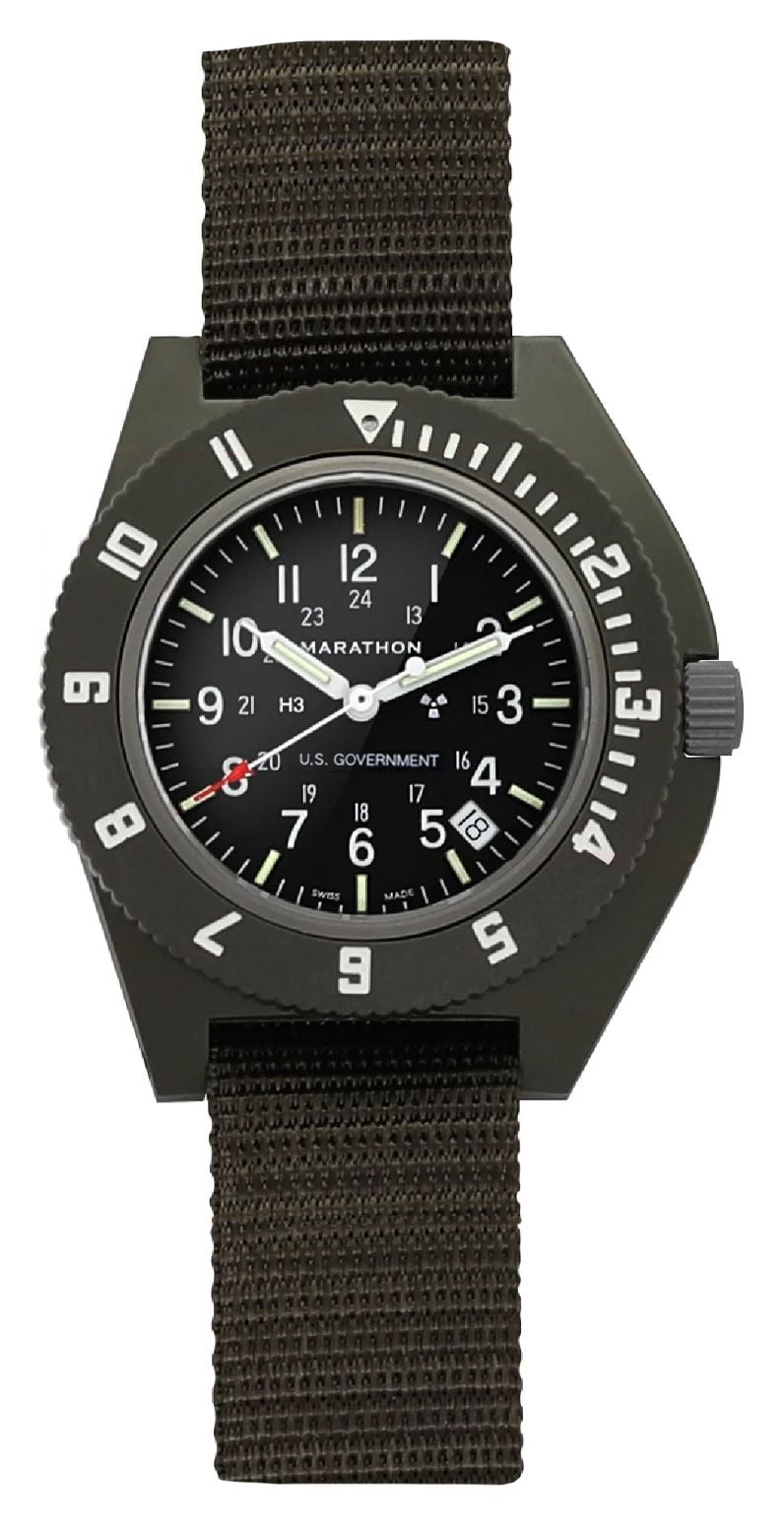 Marathon WW194013SG-0002 NAV-D Sage Green Navigator Date Watch
