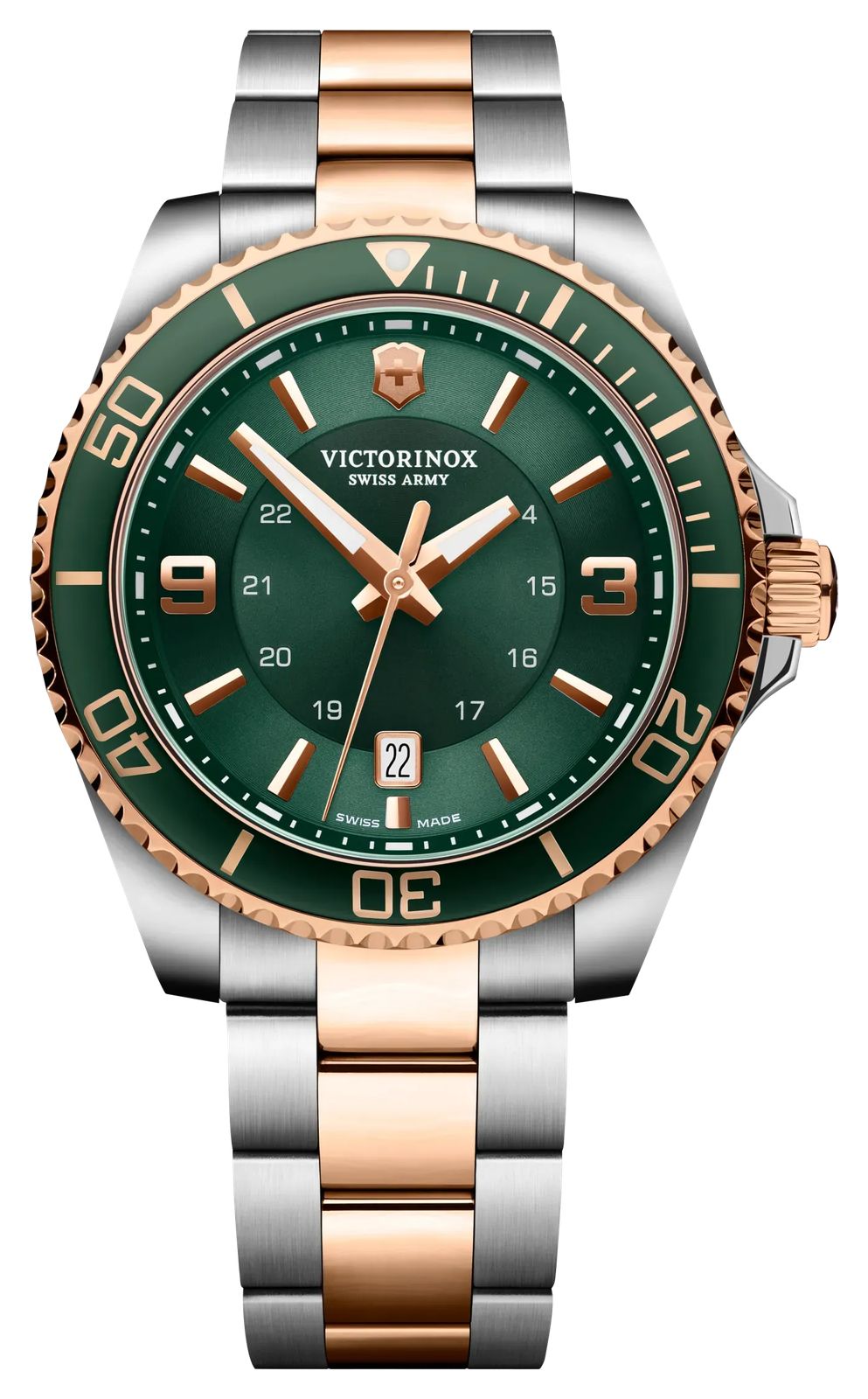 Victorinox 242008 Maverick Large (43mm) Green Dial / Two- Watch