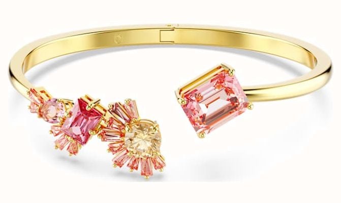 Swarovski Gema Bangle. Mixed cuts, Pink 5688481