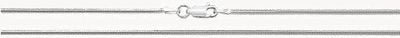 Treasure House Silver  Round  Snake  Chain  18" G1051/18