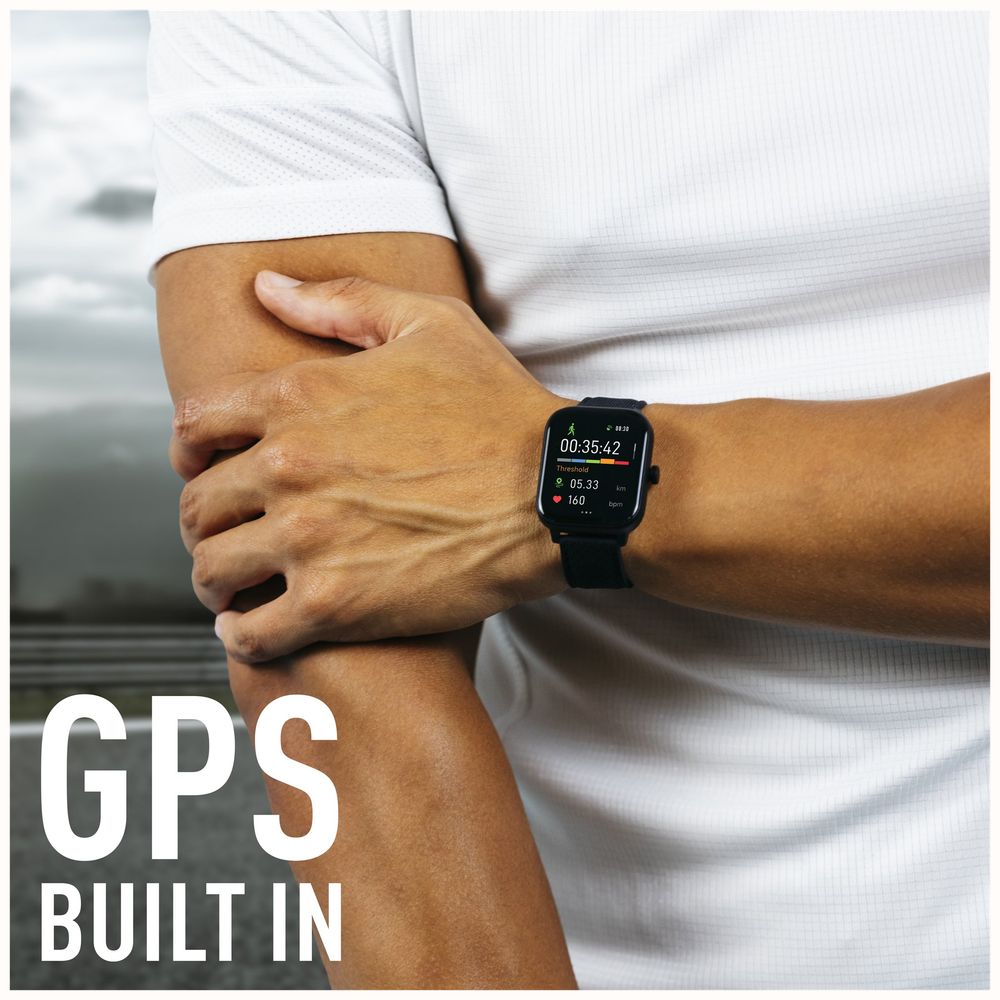 Reflex Active Series 54 Smartwatch Con GPS E AMOLED | Chiamate, Cinturino Verde/Giallo | Monitoraggio Sportivo