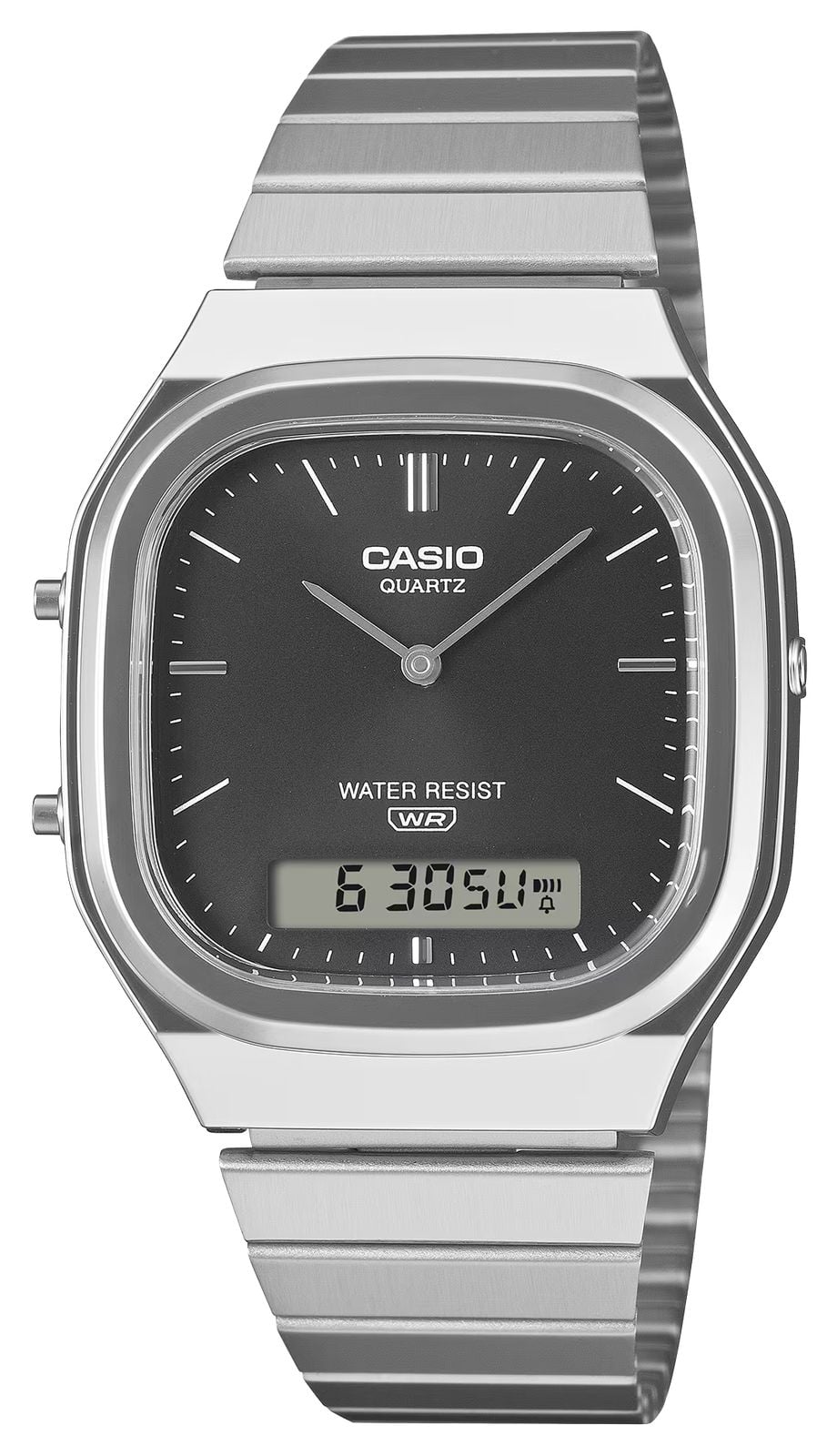 Casio AQ-240E-1AEF Vintage Dual-Display (35.8mm) Grey Sunray Watch