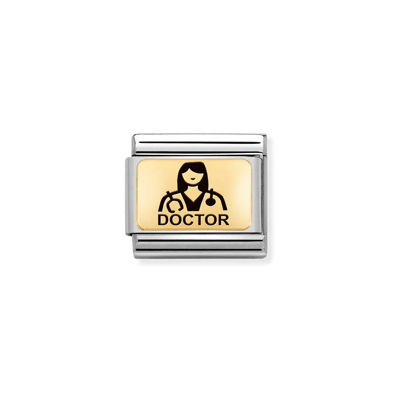 Nomination 030166/15 Classic Steel And 18ct Gold Doctor Jewellery
