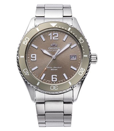 Orient RA-WJ0004Y10B Solar Sports Diver (39.9mm) Cocoa Brown Watch