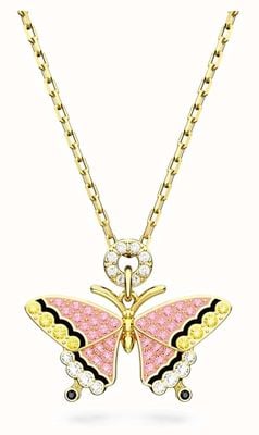 Swarovski Idyllia Pendant Butterfly Multicoloured Gold-Tone Plated 5658857
