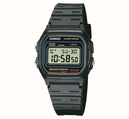 Casio Gent's Retro Alarm Chronograph Watch W-59-1VQES