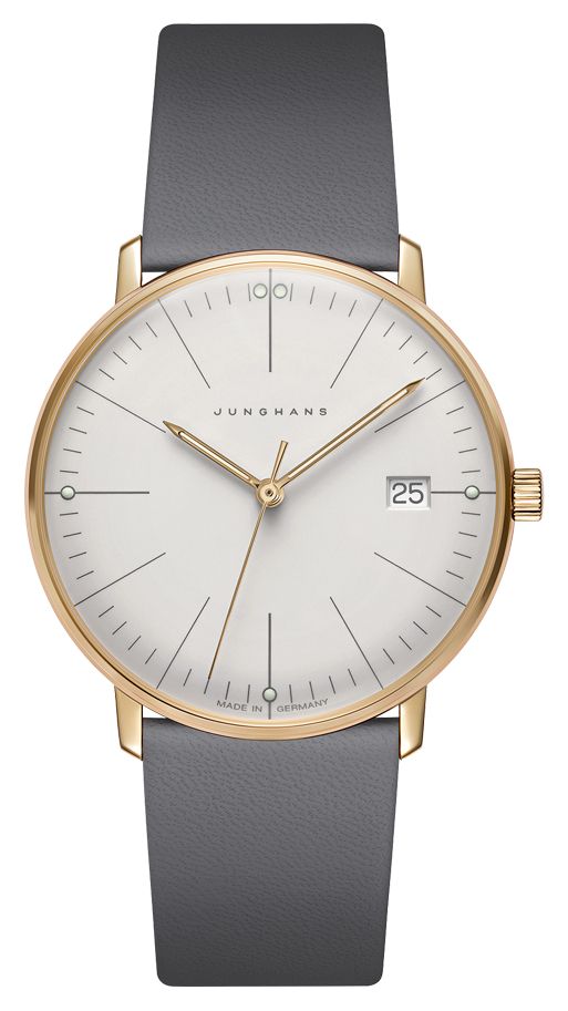 Junghans 47/7853.02 Max Bill Damen Quartz | Grey Strap Watch