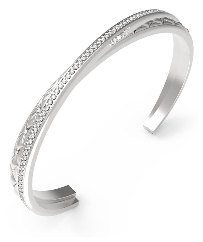 Guess JUBB04584JWRHL Ladies Steel Stylish Bangle Bracelet Jewellery