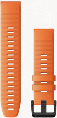 Garmin QuickFit 22 Watch Strap Only, Ember Orange Silicone 010-12863-01