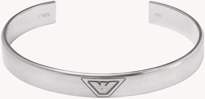 Emporio Armani Men's Eagle Logo Stainless Steel Bangle EGS3127040