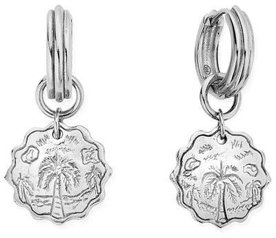 ChloBo TREASURES OF BALI Dreamer's Paradise Hoop Earrings - 925 Sterling Silver SEH3534
