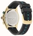 Aston Martin Thrill CLP Quartz Chronograph (45mm) Champagne Dial / Black & Podium Green Flex Strap MTRL1F601 - alternate view 3
