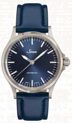 Sinn 556 I B Blue Cowhide Strap 556.0104 BLUE COWHIDE STRAP