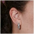 Olivia Burton Celestial Crystal Silver Tone Hoop Earrings 24100643 - alternate view 3