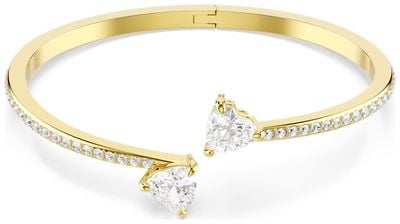 Swarovski Mesmera Bangle Heart White 18k Gold Finish - Large 5733512