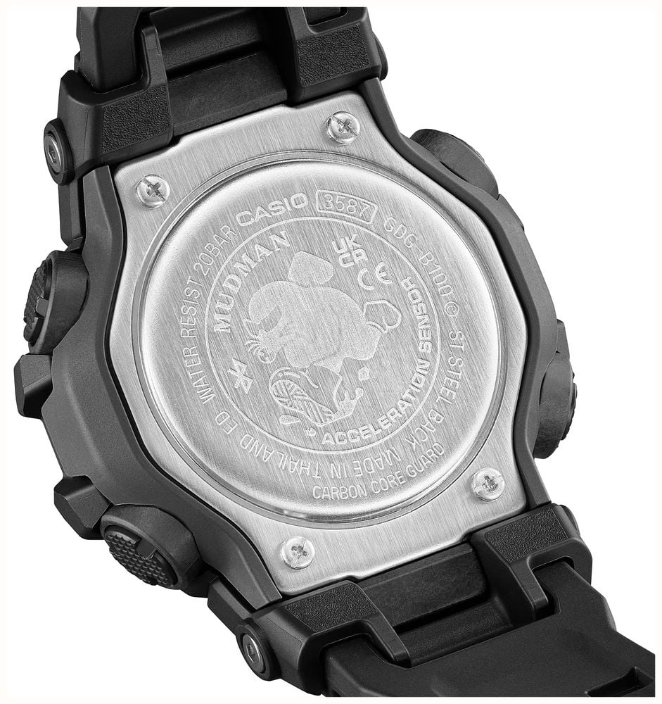 Casio Master Of G-Land MUDMAN Black Watch GDG-B100-1ER - alternate view 4