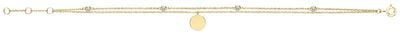 Treasure House Women's 9ct Yellow Gold Bracelet with Disc Charm BR640