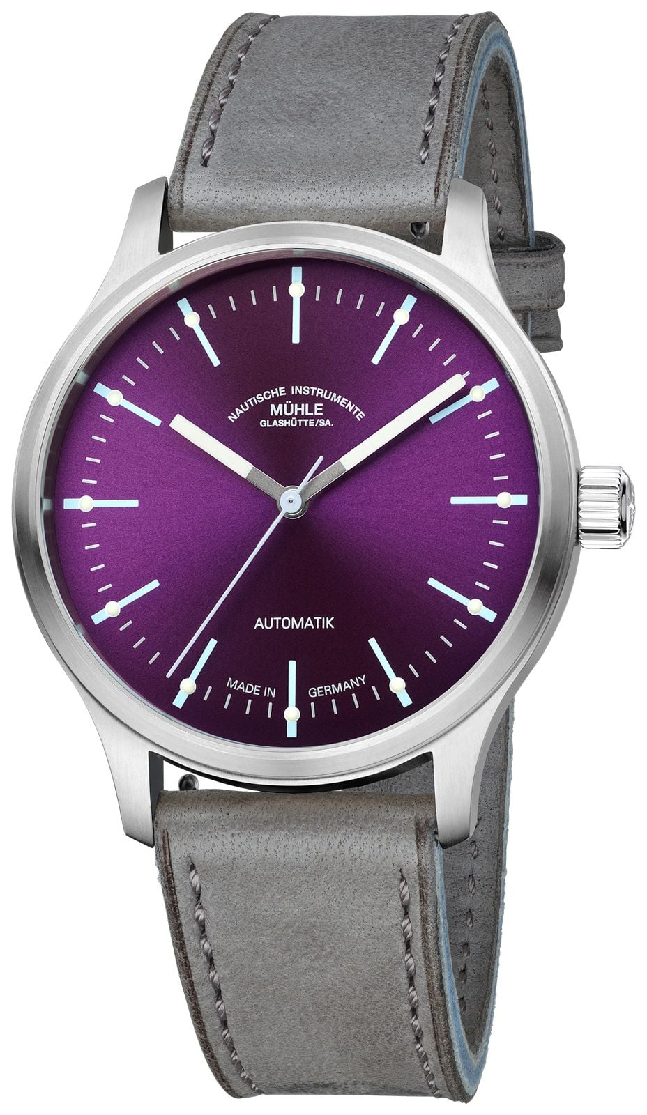 MÃ¼hle GlashÃ¼tte M1-40-78-1-LB-V Panova Violet Automatic ( Watch