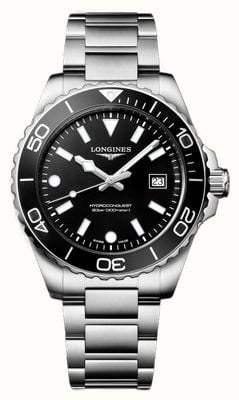 LONGINES HydroConquest Quartz (42mm) Black Sandblasted Dial / Stainless Steel Bracelet L37694566