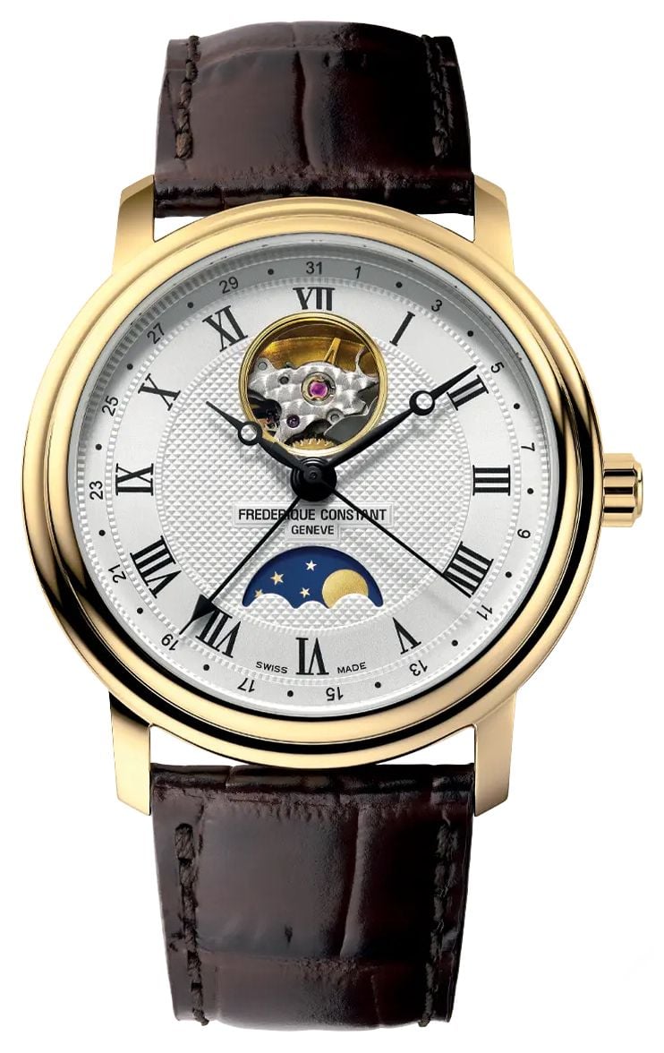 Frederique Constant FC-335MC4P5 Classics Moonphase Heart Watch