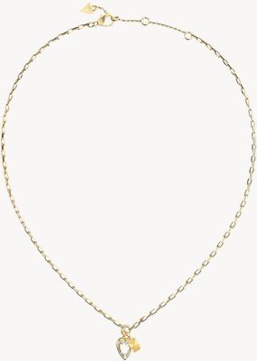Guess Guess Jewellery Womens Heart Charm Necklace UBN06359YG