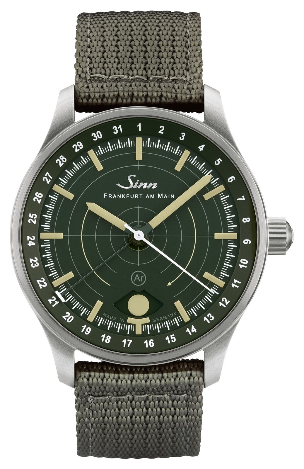 Sinn 308.010 TEXTILE 308 Hunting Watch (40mm) Dark Green