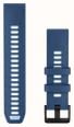 Garmin QuickFit Bands (22mm) Tidal Blue/Ice Blue Silicone with Black Hardware - Strap Only 010-14507-00