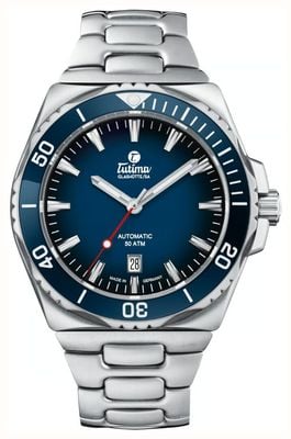 Tutima Glashütte M2 Seven Seas S Automatic (44mm) Blue Dégradé Dial / Stainless Steel Bracelet 6155-04
