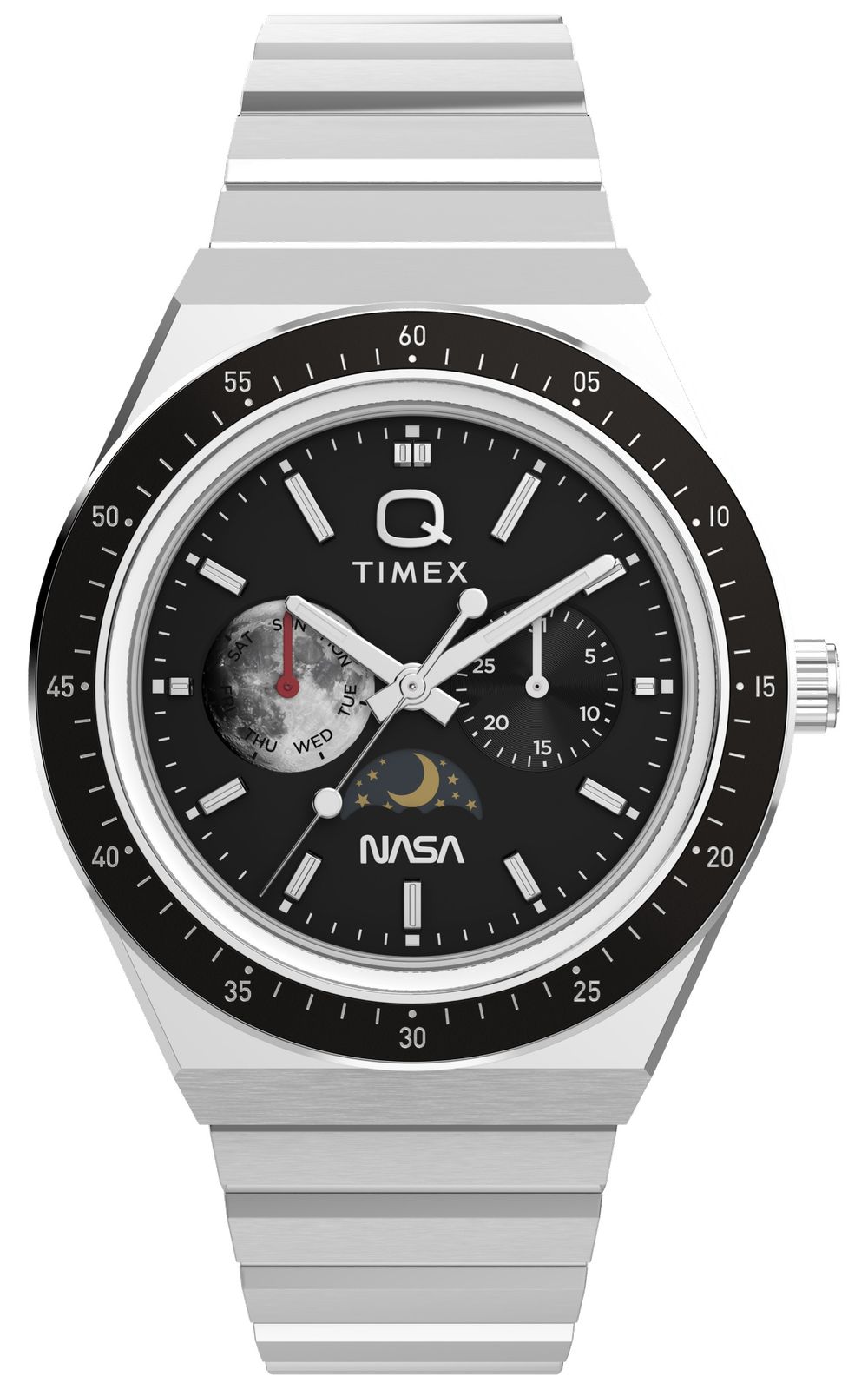 Timex TW2Y56700 Q Timex NASA Special Edition Multifunction ( Watch