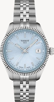 Tissot Women's Ballade (34mm) Light Blue Dial / Stainless Steel Bracelet T1562101135100