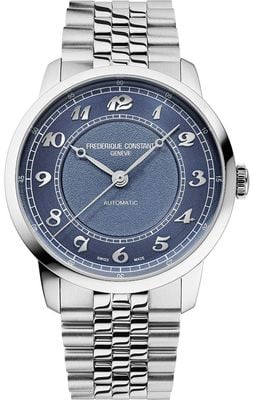 Frederique Constant Classics Première Automatic (38.5mm) Blue Dial / Stainless Steel Bracelet FC-301BL3B6B