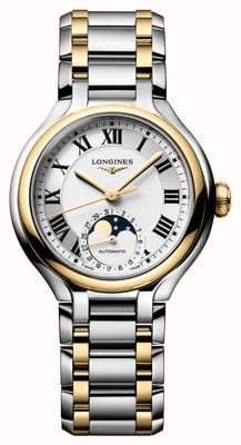LONGINES PrimaLuna Moonphase 18K (34mm) Silver Dial / Two-Tone Stainless Steel Bracelet L81265797