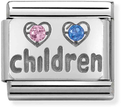 Nomination Classic Children Sterling Silver & Steel Charm 330304/15