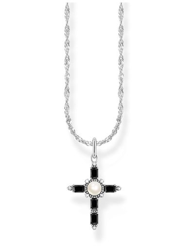 Thomas Sabo KE2296-167-11-L45V Silver necklace with black Jewellery