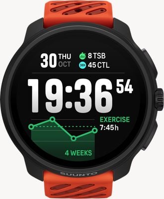 Suunto RACE 2 AMOLED Multisport Performance Watch (49mm) Coral Orange SS051241000