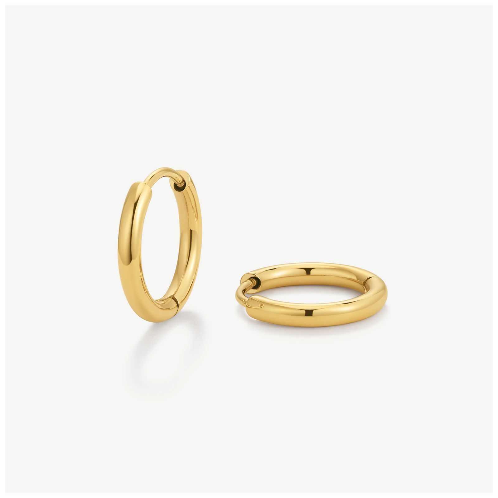 D.LOUISE GE-067 Gold Tone Essential Earrings Extra Small Jewellery
