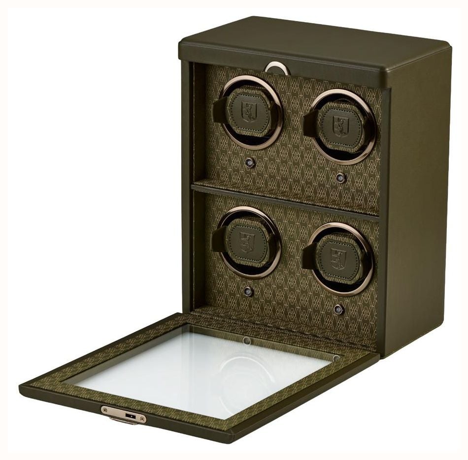 WOLF Earth 4 Piece Watch Winder In Olive 191441 - alternate view 3