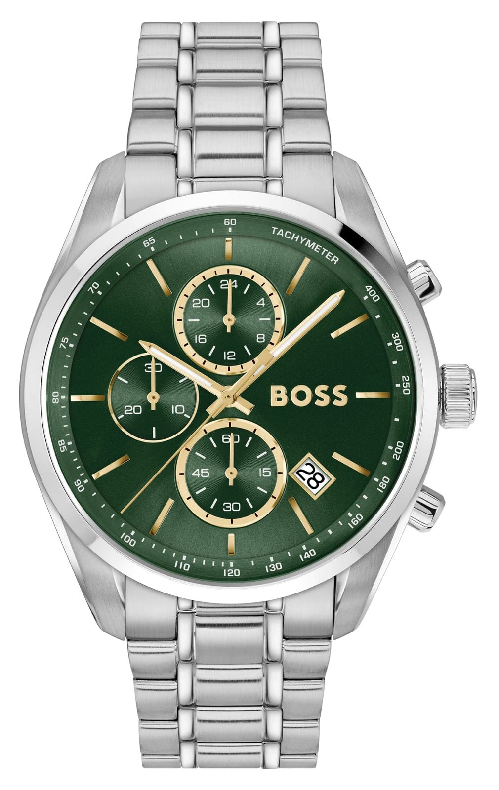 BOSS 1570202 Principle Grand Prix Stainless Steel Green Dial Watch