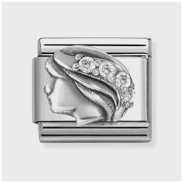 Nomination 330326/06 Classic Virgo Cubic Zirconia Sterling Jewellery