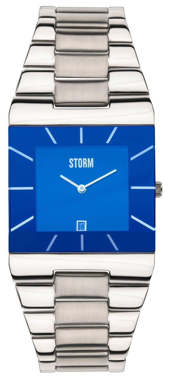STORM 47195/B Omari Xl Lazer Blue Stainless Steel Watch