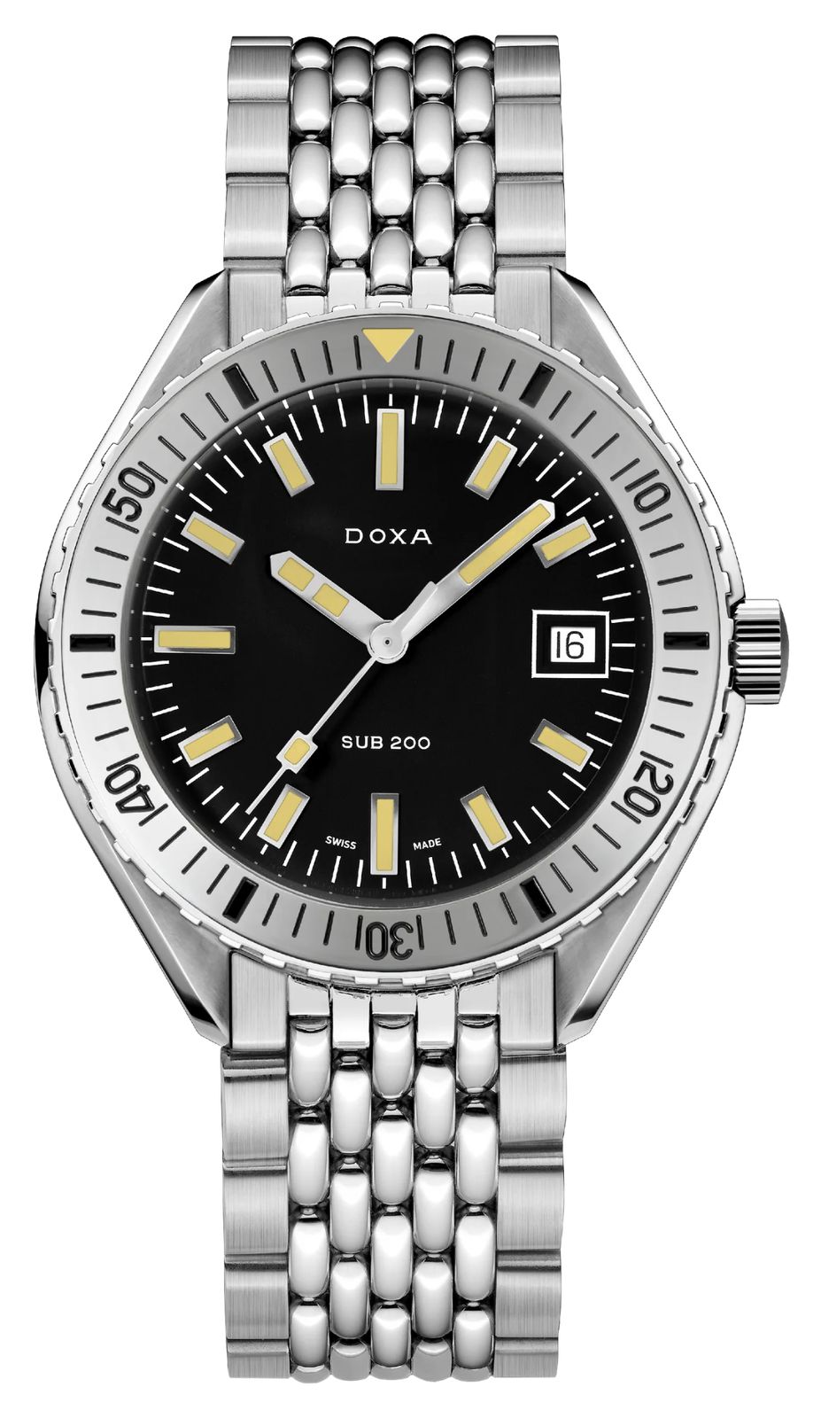 Doxa 796.10.101.10 Sub 200 Sharkhunter (42Mm) Black Iconic Watch