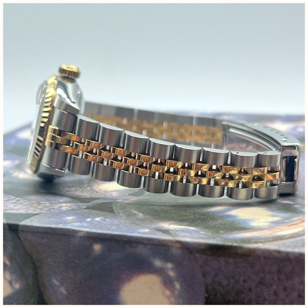 Pre-owned Rolex Datejust Diamond (26mm) Grey Patterned Dial / Two-Tone Stainless Steel Bracelet Watch JMP-835572 - alternate view 7
