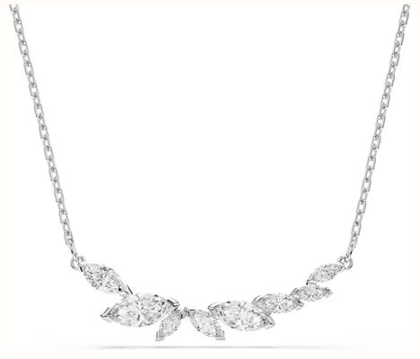 Swarovski Mesmera necklace, Marquise cut, White, Rhodium plated 5759838