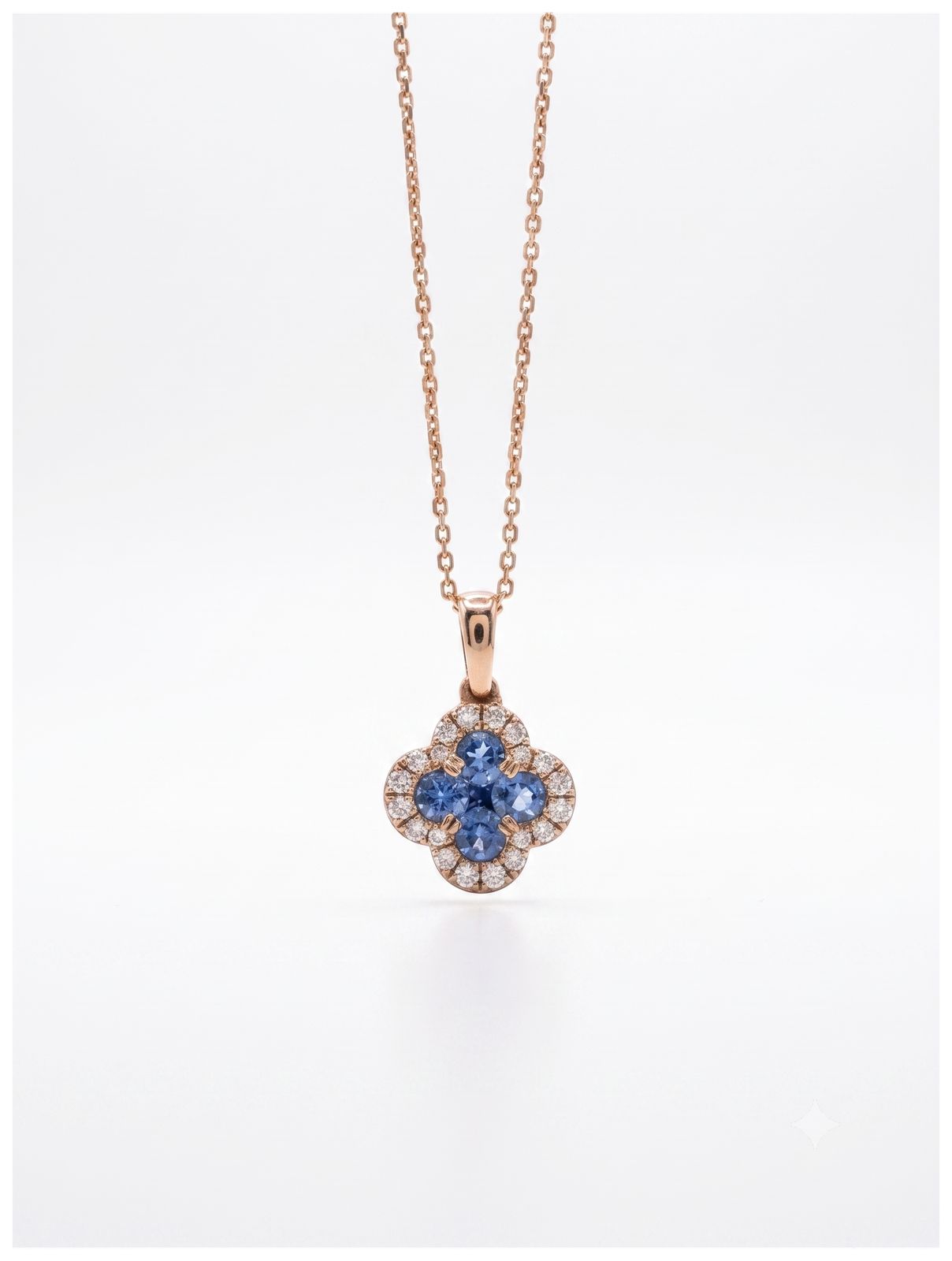 James Moore & Co SP6348 9ct Yellow Gold Clover Diamond And Jewellery